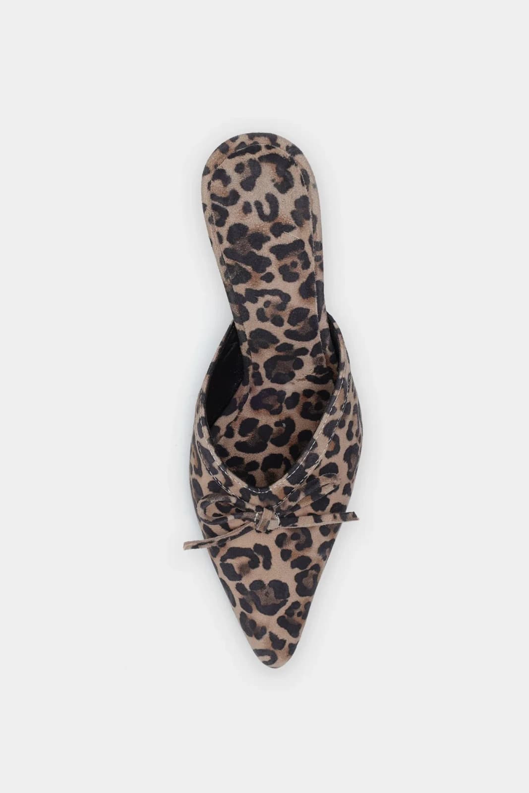 Taupe Snake-Effect Ballerinas - Copy