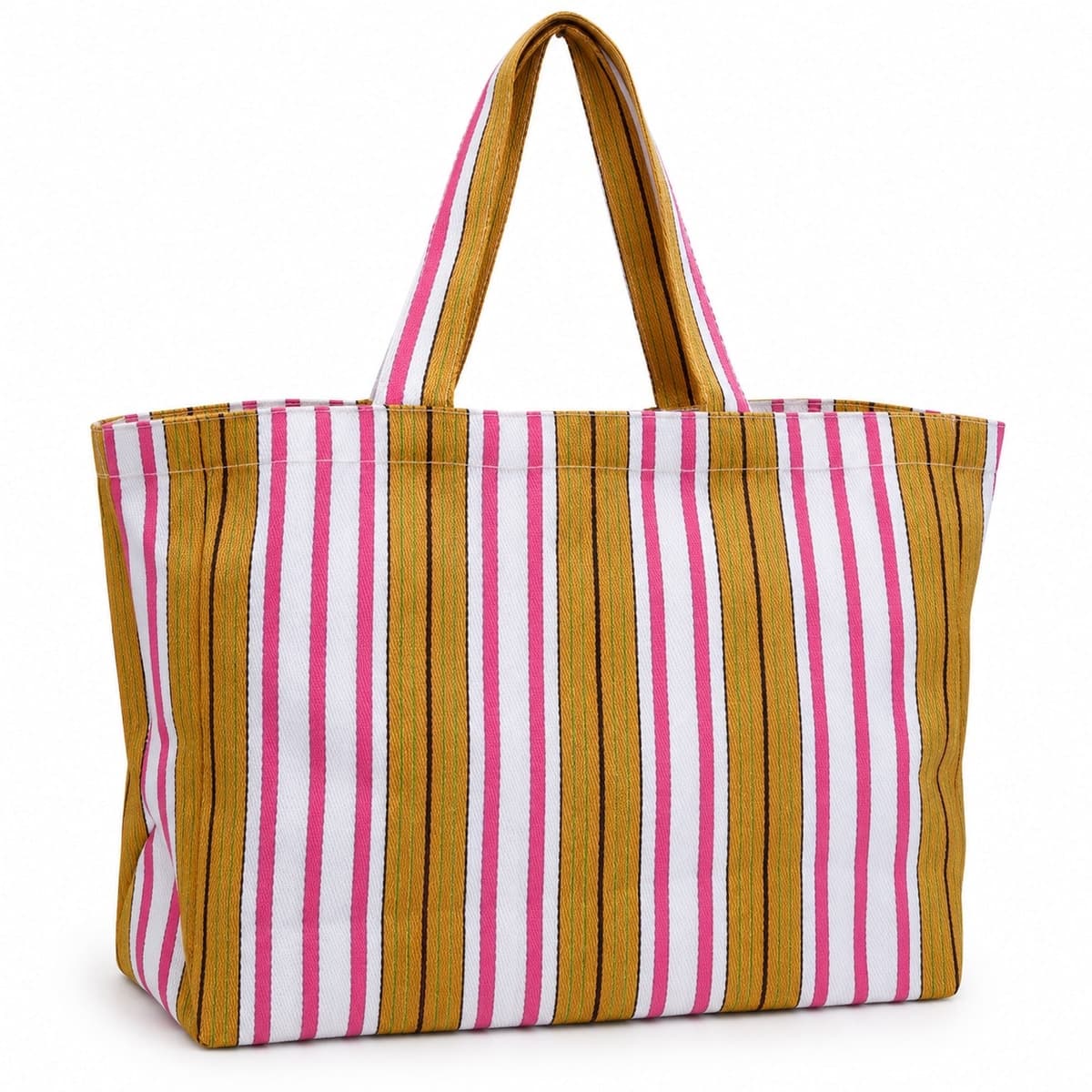 Verdant Stripe Recycled Nylon Tote