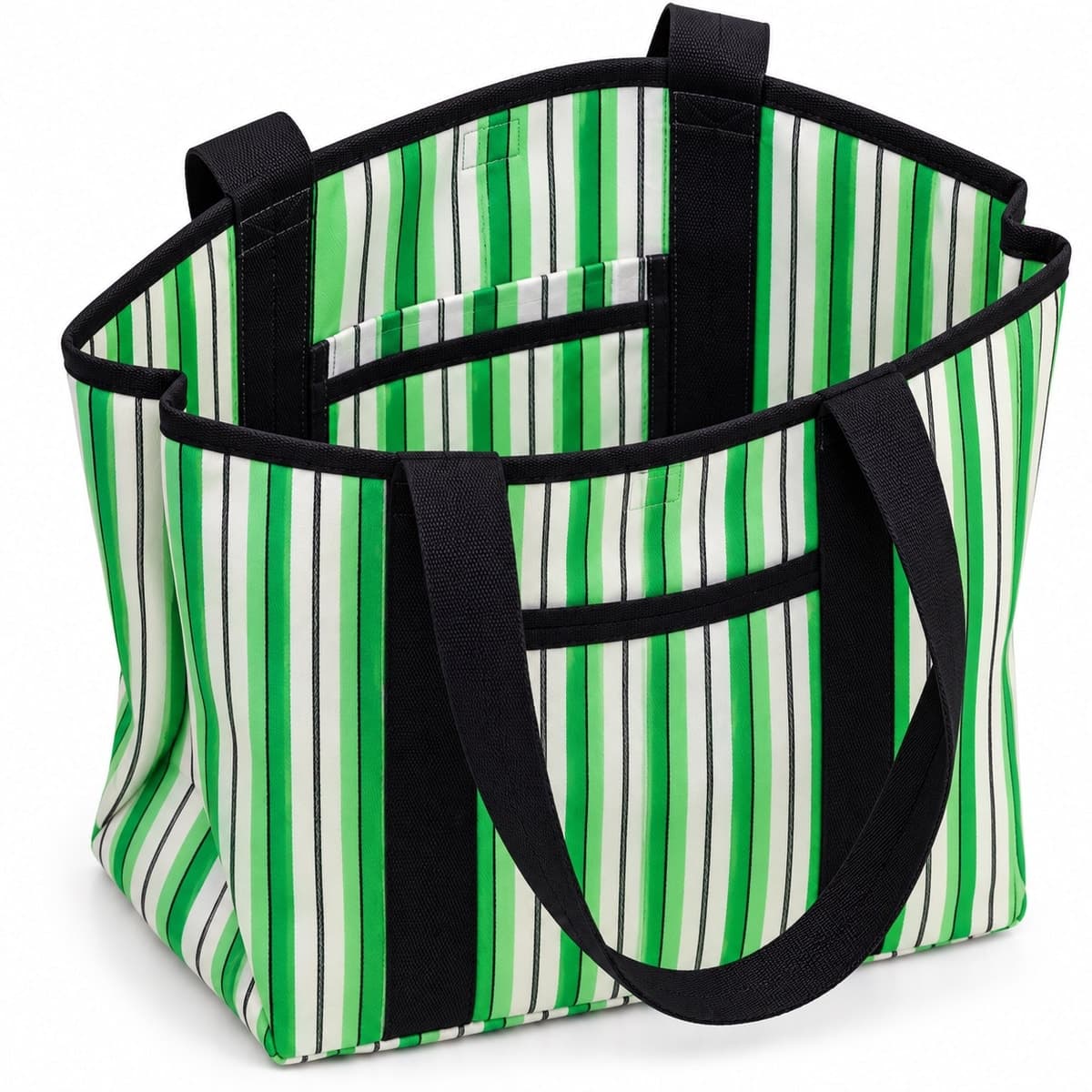 Emerald Noir Recycled Nylon Tote