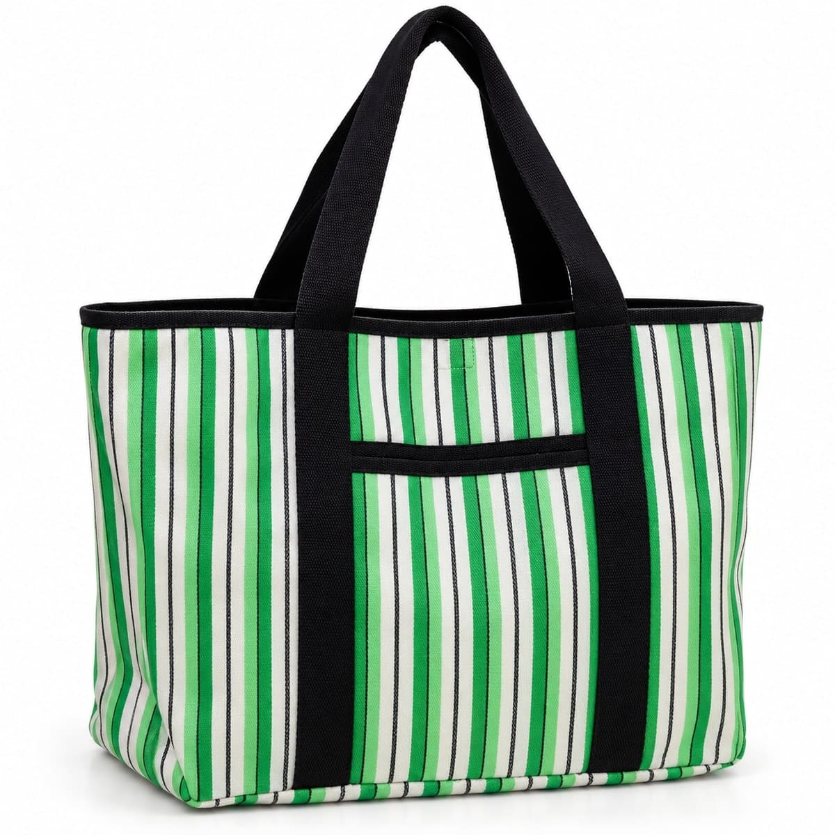 Emerald Noir Recycled Nylon Tote