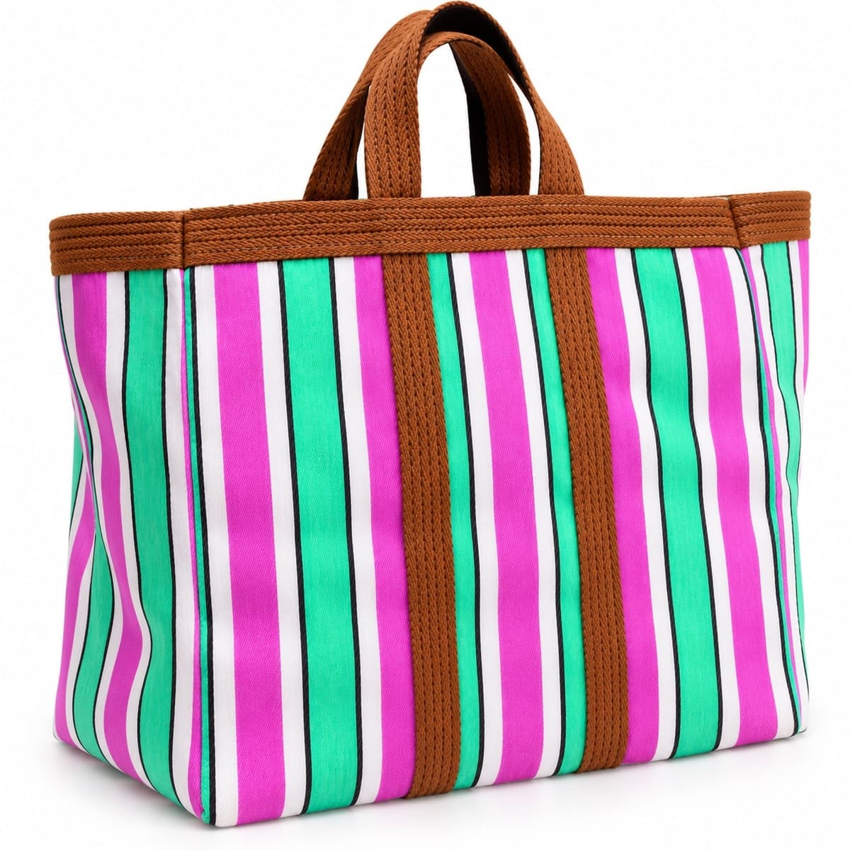 Artisan Stripe Recycled Nylon Tote