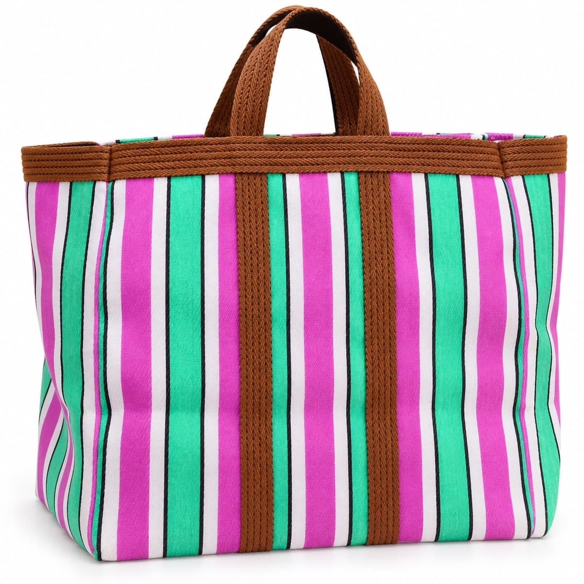 Artisan Stripe Recycled Nylon Tote