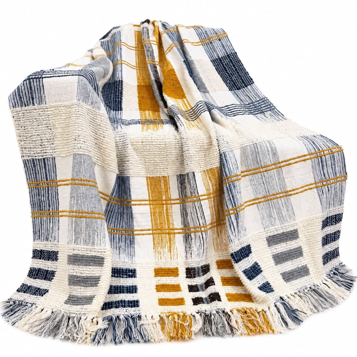 Isabella Handwoven Cotton Throw